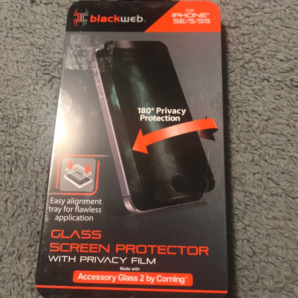 💜Blackweb iPhone SE/5/5S Glass Screen Protector